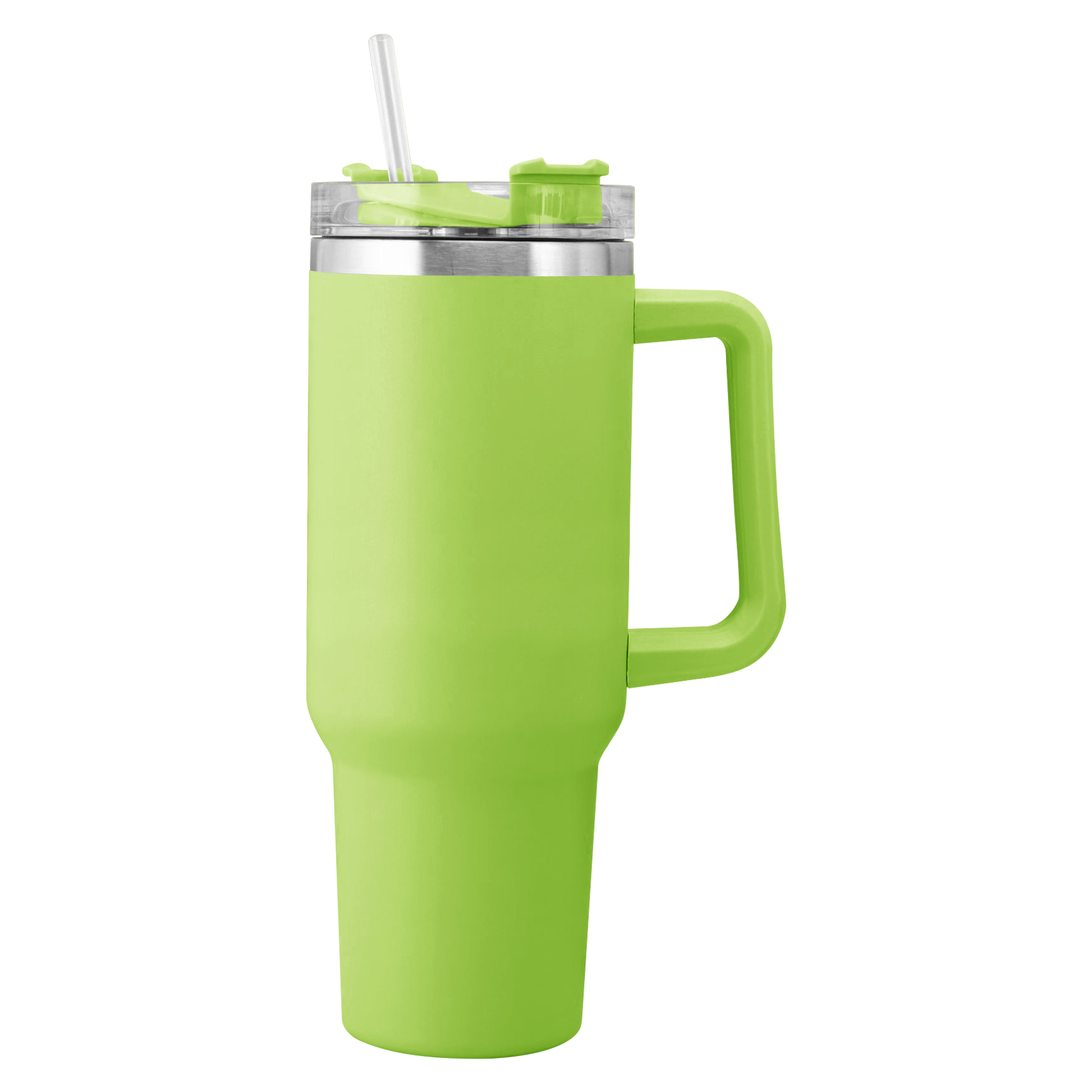 FlyFlyPromos - 40oz Stainless Vacuum Tumbler with Handle Image 3 - Promotional Product